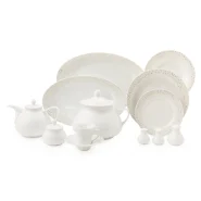 سرویس غذاخوری 108 پارچه چینی زرین ایران سری شهرزاد مدل سان رایز