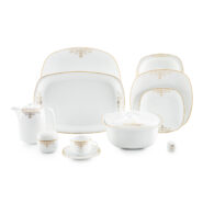 سرویس 98 پارچه کواترو مونت کارلو درجه عالی – چینی زرین