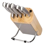 سرویس کارد 6 پارچه دسته استیل GMZ مدل - KWB 03