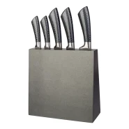 سرویس کارد 6 پارچه دسته مشکی پایه مگنتی GMZ مدل - KWB 30