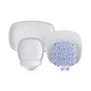 سرویس غذاخوری 27 پارچه چینی زرین ایران مدل کواترو ورنیکا