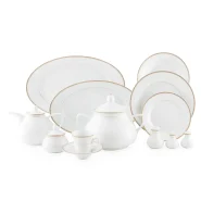 سرویس غذاخوری 108 پارچه چینی زرین ایران سری شهرزاد مدل سپینود