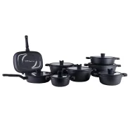 سرویس قابلمه 17 پارچه درب سیلیکونی کامکس