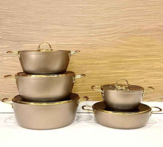 سرویس 10 پارچه بدنه طلایی درب فلت یونیک 8337 1 سرویس 10 پارچه بدنه طلایی درب فلت یونیک 8337